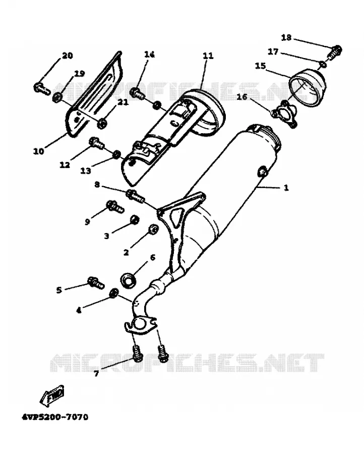 UITLAAT Yamaha SCOOTER 100 2000 BOOSTER  YW100T