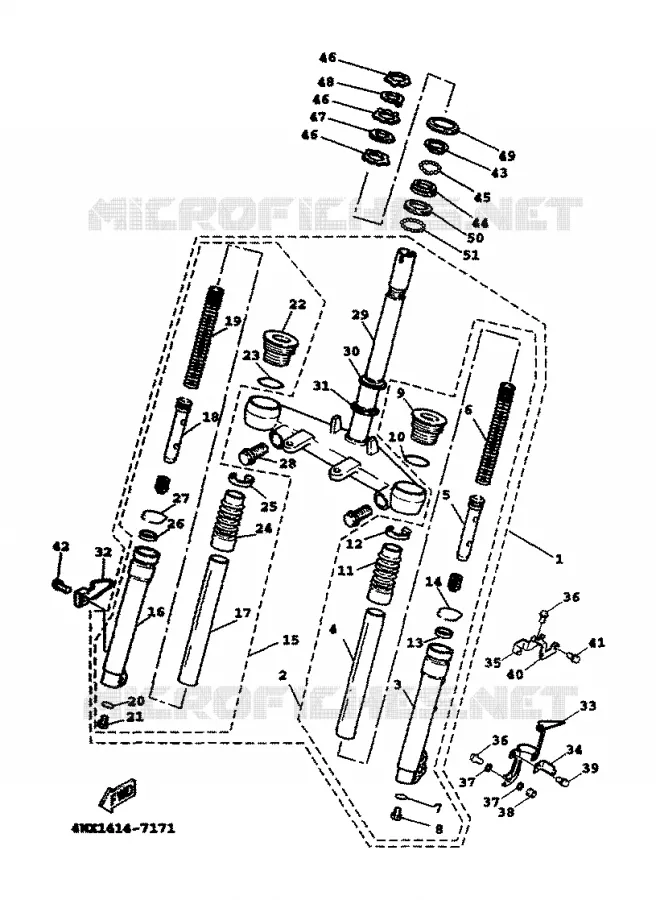 VOORVORK Yamaha SCOOTER 100 2000 BOOSTER  YW100T