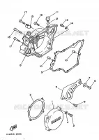 DEKSEL   MOTOR 1 voor Yamaha YZ125S 1986