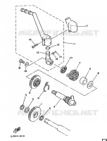 STARTMOTOR voor Yamaha YZ125S 1986