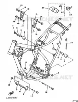 FRAME voor Yamaha YZ125S 1986