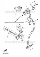 POMP VOOR voor Yamaha YZ125S 1986