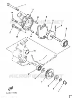 WATERPOMP voor Yamaha YZ125S 1986