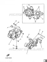 CARTERDELEN voor Yamaha YZ125S 1986