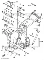 FRAME voor Yamaha YZ125 1991