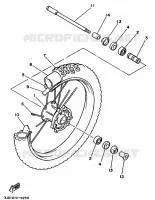 VOORWIEL voor Yamaha YZ125 1991
