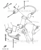 ELECTRISCH 1 voor Yamaha YZ125 1991