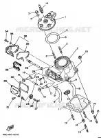 CILINDERKOP voor Yamaha YZ125 1995