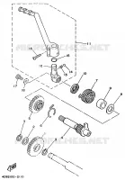 STARTMOTOR voor Yamaha YZ125 1995