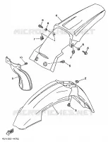 SPATBORD voor Yamaha YZ125 1995