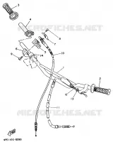 STUUR / KABEL voor Yamaha YZ125 1995
