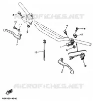 STUURSCHAKELAAR / HEVEL voor Yamaha YZ125 1995