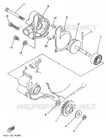 WATERPOMP voor Yamaha YZ125 1995