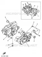 CARTERDELEN voor Yamaha YZ125 1995