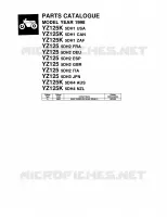 * CATALOG PREFACE * voor Yamaha YZ125 1998