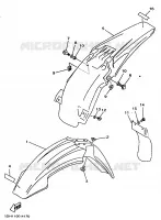 SPATBORD voor Yamaha YZ125 1998