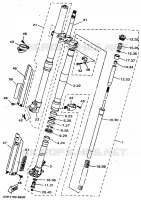 VOORVORK voor Yamaha YZ125 1998