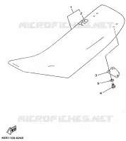 SELLE voor Yamaha YZ125 1998