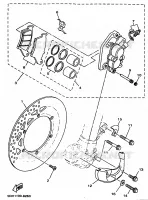 REMKLAUW VOOR voor Yamaha YZ125 1998
