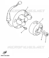 DYNAMO voor Yamaha YZ125 1998