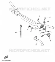 STUURSCHAKELAAR / HEVEL voor Yamaha YZ125 1998