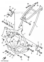 FRAME voor Yamaha YZ125 1998