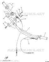 STUUR / KABEL voor Yamaha YZ125 1998