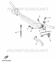 STUURSCHAKELAAR / HEVEL voor Yamaha YZ125 1998