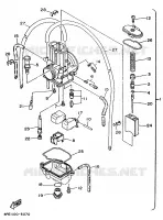 CARBURATEUR  voor Yamaha YZ125 1998