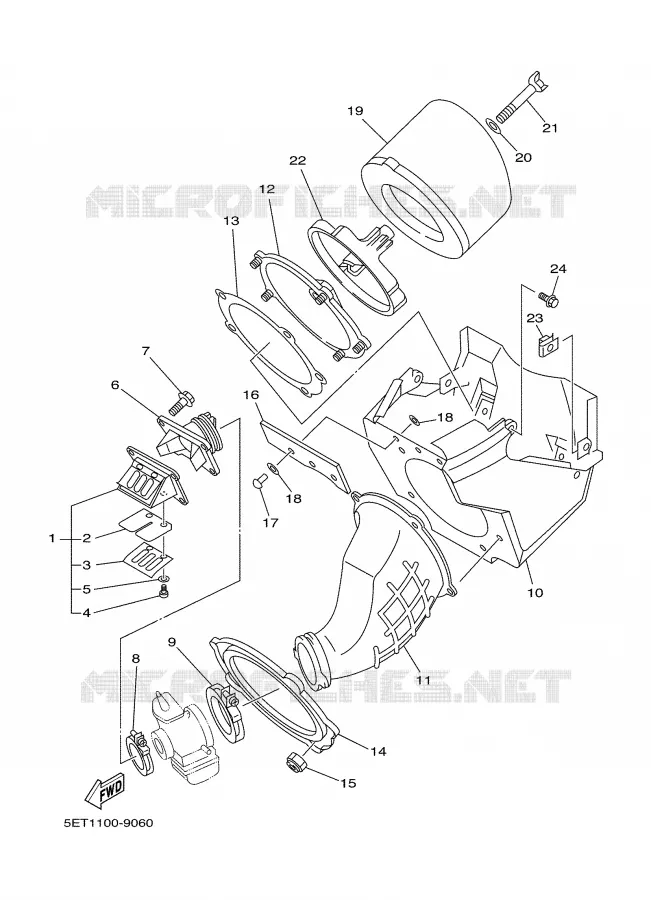 INLAAT Yamaha MOTO 125 2000 YZ  YZ125