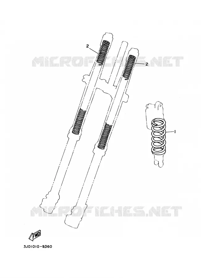ALTERNATIEF CHASSIS  Yamaha MOTO 125 2006 YZ  YZ125