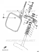 STUUR voor Yamaha YZ125B 1991