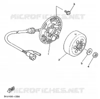 DYNAMO voor Yamaha YZ125B 1991