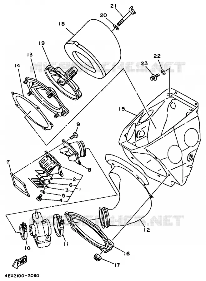 INLAAT Yamaha MOTO 125 1993 YZ  YZ125E