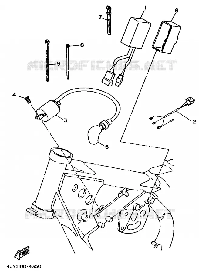 ELECTRISCH 1 Yamaha MOTO 125 1994 YZ  YZ125F