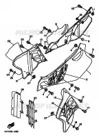 ZIJKUIPDEEL voor Yamaha YZ125F 1994