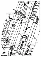 VOORVORK voor Yamaha YZ125F 1994