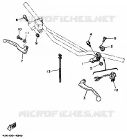 STUURSCHAKELAAR / HEVEL voor Yamaha YZ125F 1994