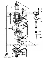 CARBURATEUR  voor Yamaha YZ125F 1994