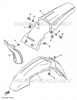 SPATBORD voor Yamaha YZ125F 1994