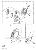 REMKLAUW VOOR voor Yamaha YZ125F 1994