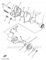 WATERPOMP voor Yamaha YZ125F 1994