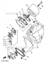 INLAAT voor Yamaha YZ125F 1994