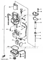 CARBURATEUR  voor Yamaha YZ125F 1994