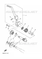 STARTMOTOR voor Yamaha YZ125J 1997