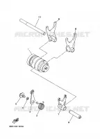 SCHAKELWALS voor Yamaha YZ125J 1997
