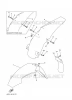 SPATBORD voor Yamaha YZ125J 1997