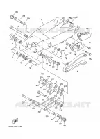 ACHTERBRUG voor Yamaha YZ125J 1997