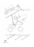 ELECTRISCH 1 voor Yamaha YZ125J 1997