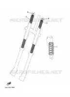 OPTIONELE ONDERDELEN   CHASSIS voor Yamaha YZ125J 1997